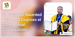 IIM Udaipur Awarded 429 MBA Degrees at 12th Annual Convocation